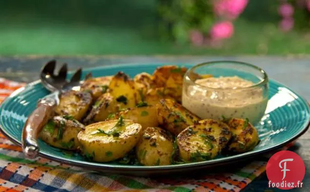 Aïoli à la Moutarde Pommes de Terre Grillées aux Fines Herbes
