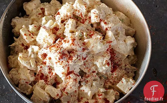 Salade de Pommes de Terre aux Radis et Relish de Cornichon Sucré