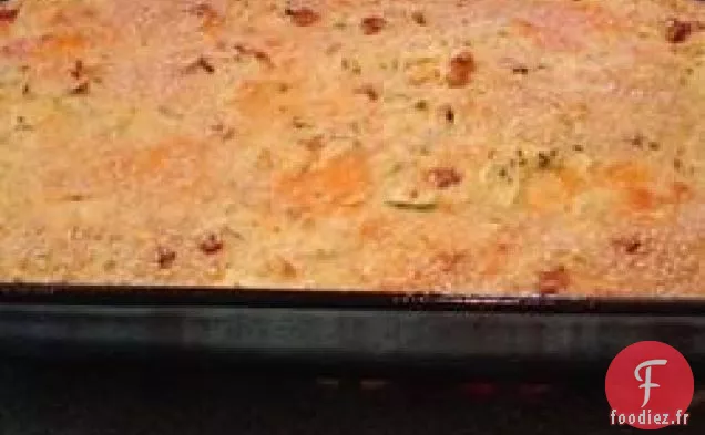 Carrés D'Apéritif Aux Courgettes Et au Fromage