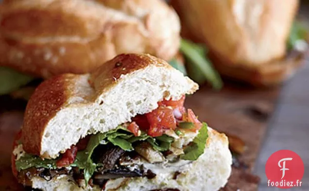 Tortas aux Champignons et au Fromage de Chèvre