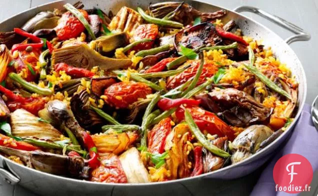 Paella aux Légumes