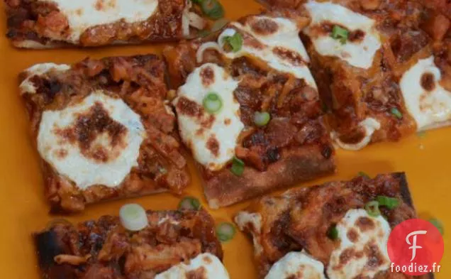 Pizza au Poulet BBQ Facile de Sunny