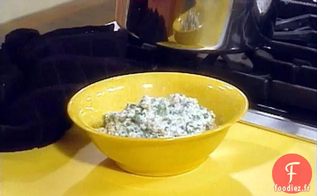 Pois Cassés et Fromage Ricotta