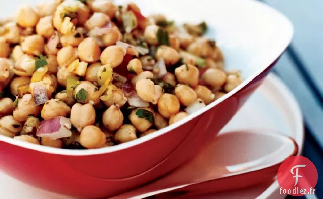 Salade de Pois Chiches Citronnés
