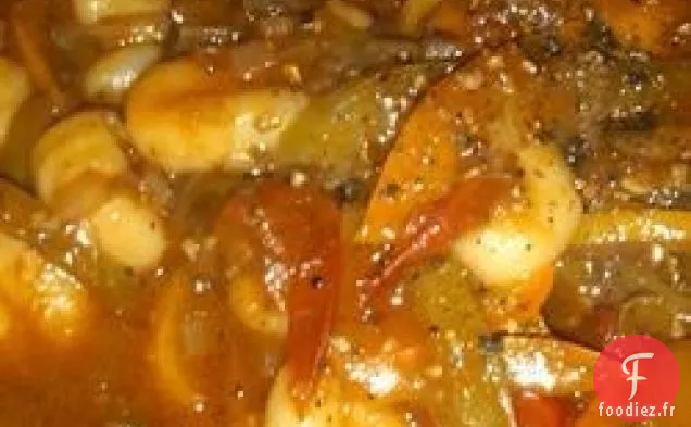 Gnocchis et Poivrons en Sauce Balsamique