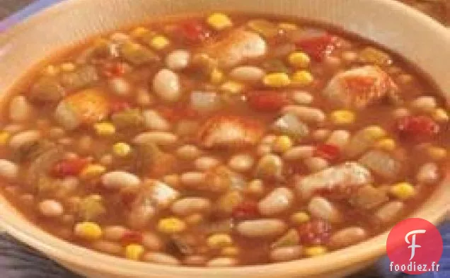 Soupe de Poulet et Haricots Blancs du Sud-Ouest
