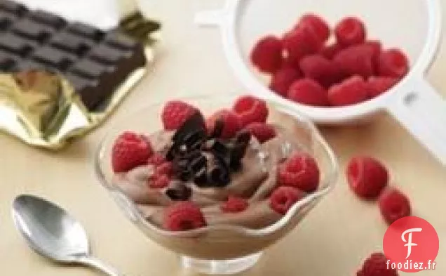 Mousse Au Chocolat Et À la Framboise Vraiment, Vraiment Facile