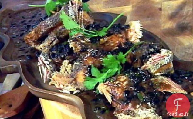 Poisson Frit Chinois à la Sauce Épicée aux Haricots Noirs