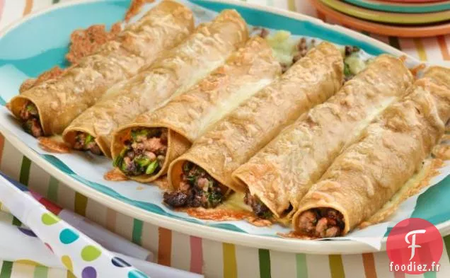Taquitos de Dinde et Épinards
