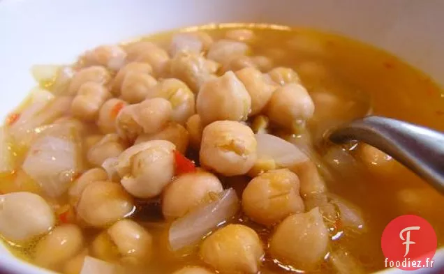 Dîner Ce soir : Soupe de Pois Chiches Tunisiens