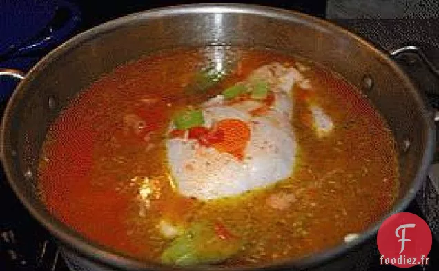Soupe de Nouilles au Poulet à l'Italienne