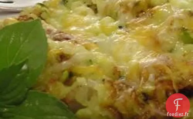 Crêpe de Courgettes et d'Oignons