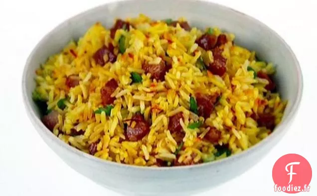 Riz à la Pancetta et au Safran