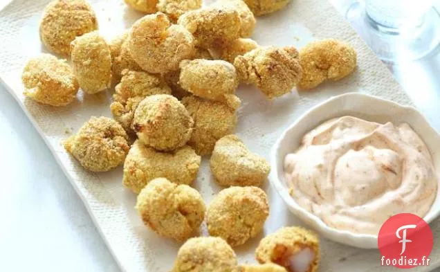 Crevettes au Pop-Corn avec Trempette Chili-Lime