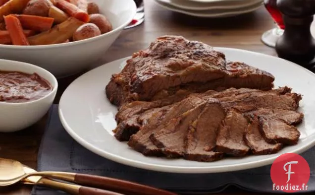 Poitrine Braisée aux Légumes-Racines