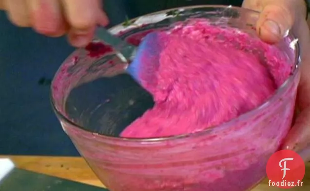 Trempette de Betterave Rôtie et Fromage de Chèvre à la Ciboulette et au Thym