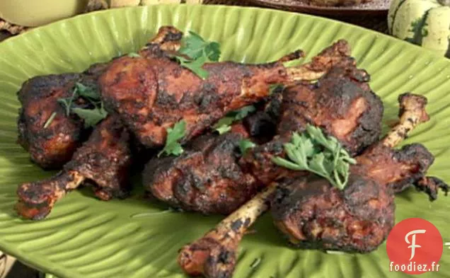 Vinaigre de Xérès - Pilons de Dinde Glacés au Sucre Brun