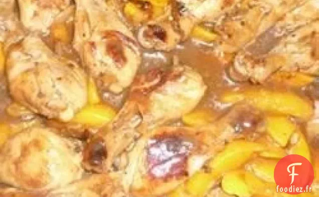 Pilons à la Pêche et au Miel