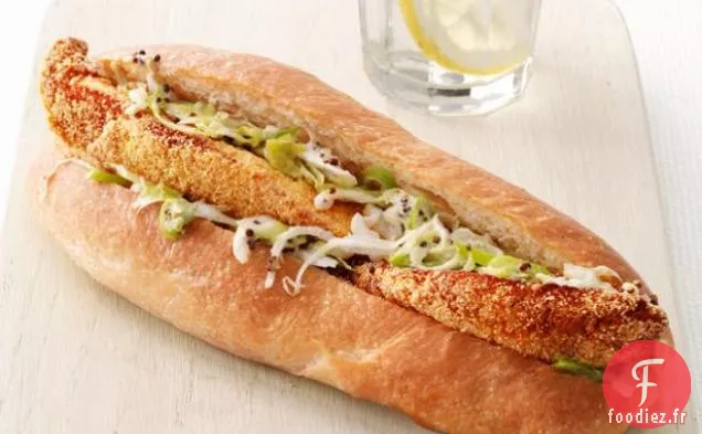 Sandwichs Au Poisson Avec Salade De Chou Jalapeno