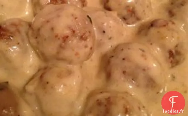Sauce aux Boulettes de Viande Suédoise Facile