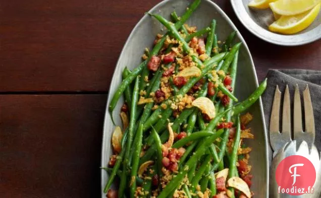 Haricots Verts à la Pancetta