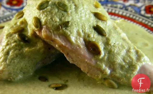 Poulet à la Sauce Pipienne Verte