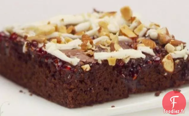 Barres Chocolat Framboise au Chocolat Blanc et Amandes