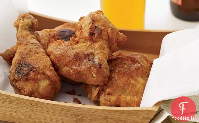 Poulet Frit Au Babeurre Battu à la Bière