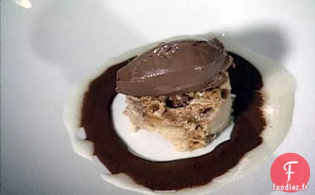 Pouding Au Pain Rocky Road Avec Sauce À La Guimauve