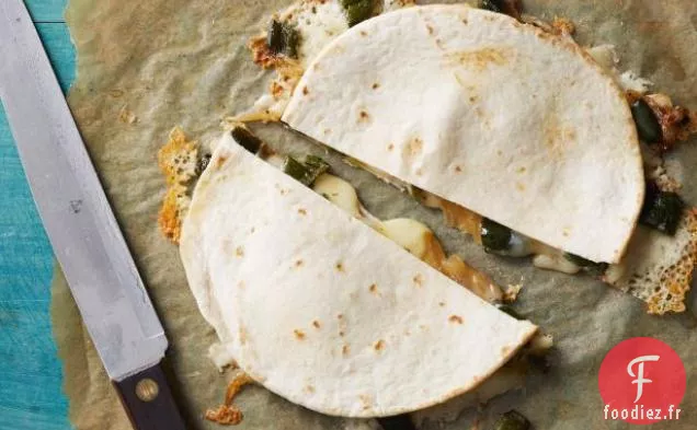 Quesadillas avec Jack et Sauté Épicé