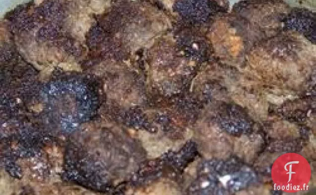 Boulettes de Viande d'Orignal Au Miel et à l'Ail