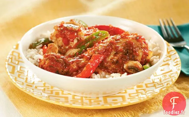 Cacciatore de Poulet à la Mijoteuse