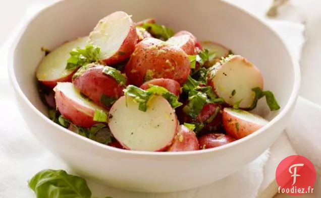 Pommes de Terre au Citron et au Basilic