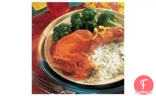 Poêlée Côtelettes de Porc Sucrées et Acidulées