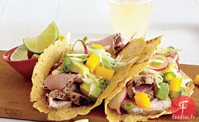 Tacos de Porc à la Salade de Mangue
