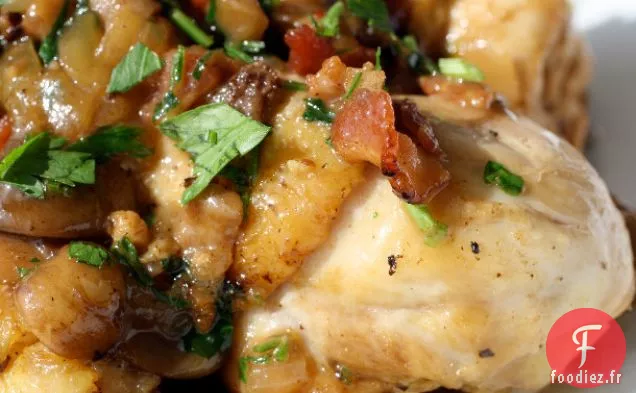 Français en un Éclair (Classique) : Coq au Riesling