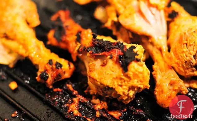 Grillades intérieures: Poulet Tandoori Simulé cuit deux fois