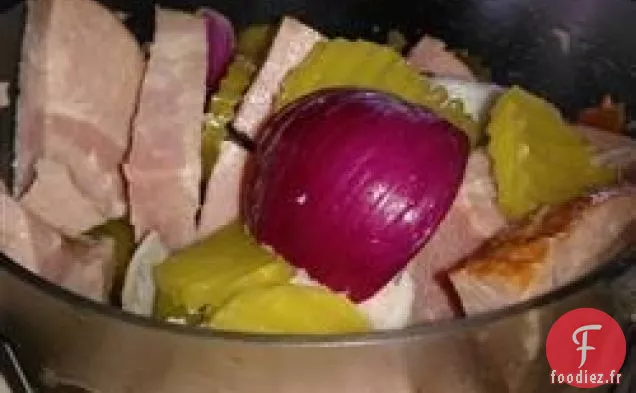 Sandwichs au Jambon Farci Maison