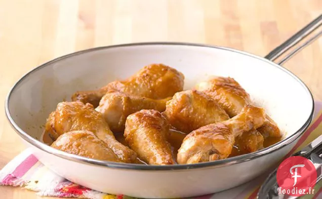 Poulet à la Poêle Glacé Asiatique
