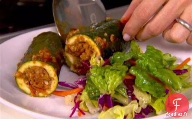 Courgettes Farcies au Bœuf et au Boulgour