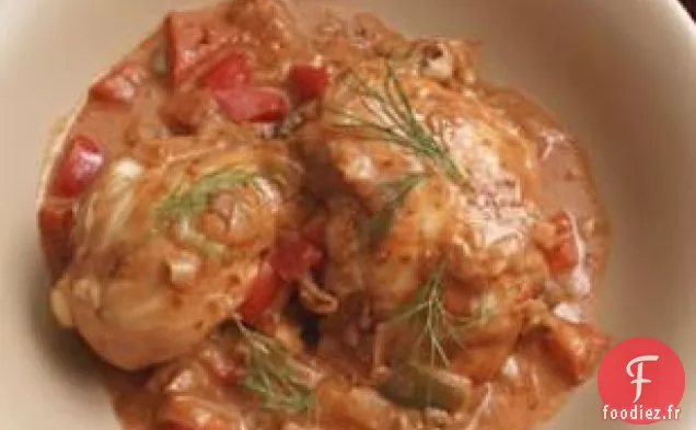 Poulet au Paprika Braisé