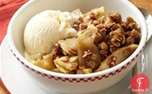 Croustillant aux Pommes à l'Ancienne avec Pacanes