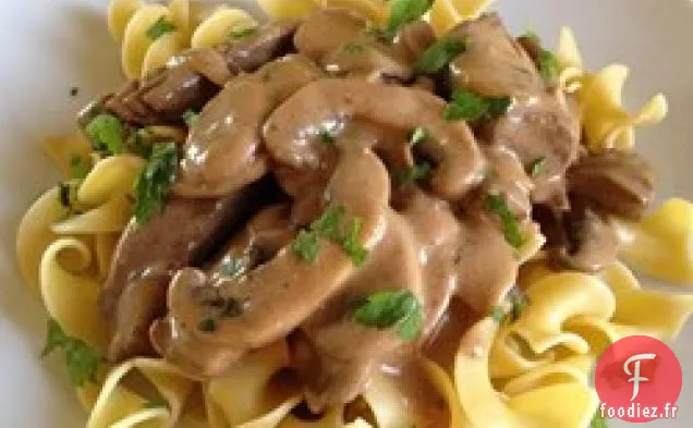 Stroganoff de boeuf facile pour la Mijoteuse