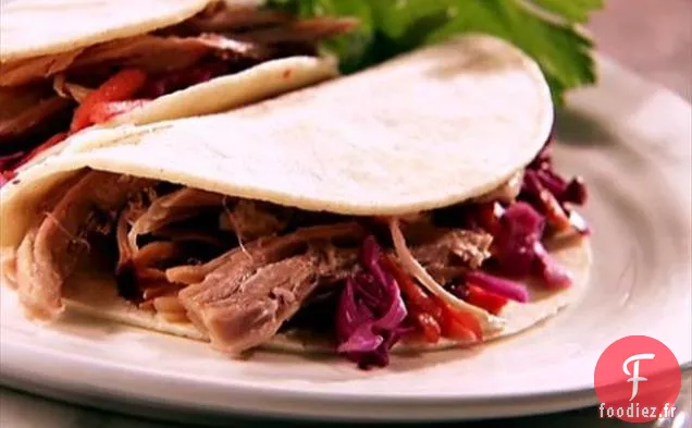Tacos Rôtis de Porc à l'Orange Cuits Lentement