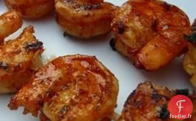 Crevettes Grillées à l'Ail et aux Herbes
