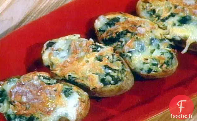 Pommes de terre Farcies aux Épinards et au Fromage Fumé