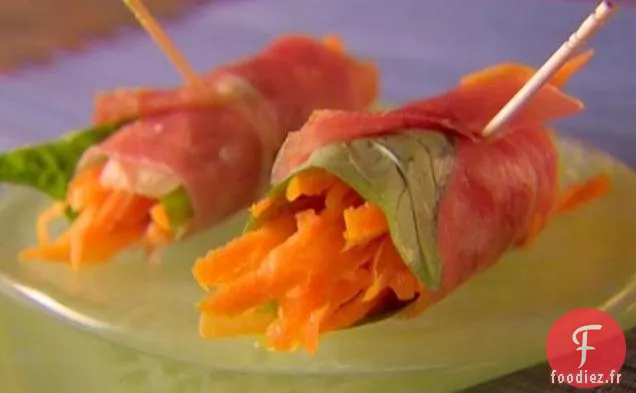 Paquets de Prosciutto et de Carottes
