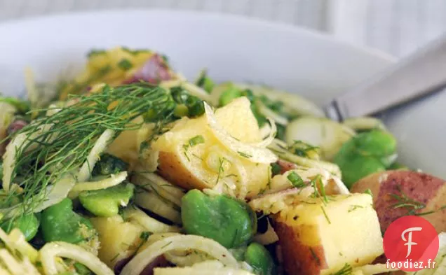 Salade De Pommes De Terre Aux Fèves Et Fenouil