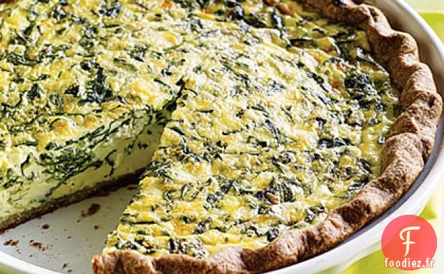 Quiche à la Feuille de Fava et au Persil