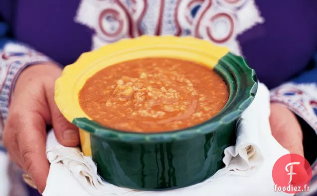 Soupe de Boulgour et de Fèves